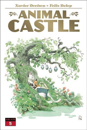 Animal Castle issue 5-B White Cover