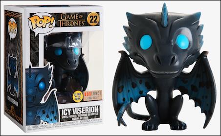 POP! Game of Thrones figure 22-B Viserion BoxLunch T-Shirt Bundle Exclusive