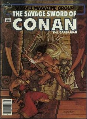 Savage Sword of Conan the Barbarian (Base Set) card 34 Cover Issue #88