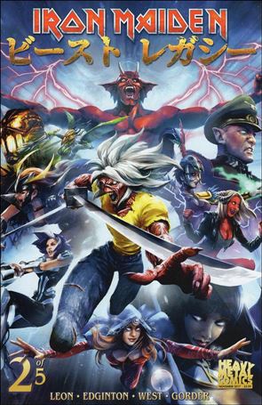 Iron Maiden Legacy of the Beast issue 2-B Kevin Tong Cover