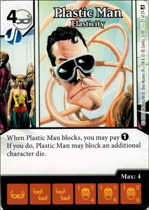 DC Comics Dice Masters Doom Patrol card 21 Plastic Man: Elasticity