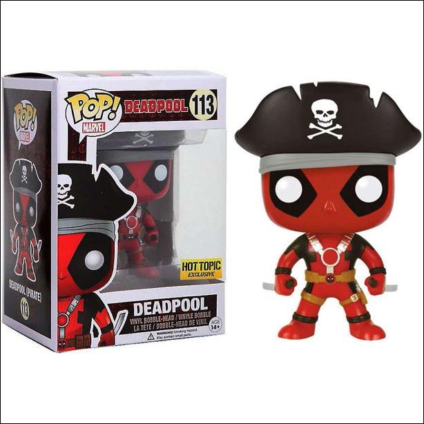 POP! Marvel figure 113 Deadpool (Pirate)