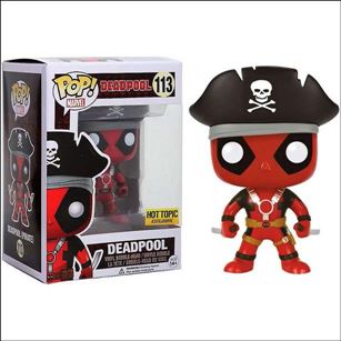 POP! Marvel figure 113 Deadpool (Pirate)