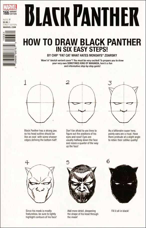Black Panther (1977) issue 166-D Chip Zdarsky "How to Draw" Cover