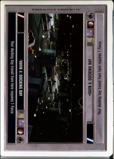Star Wars: Premiere Unlimited (Base Set) card 130 Yavin 4: Docking Bay