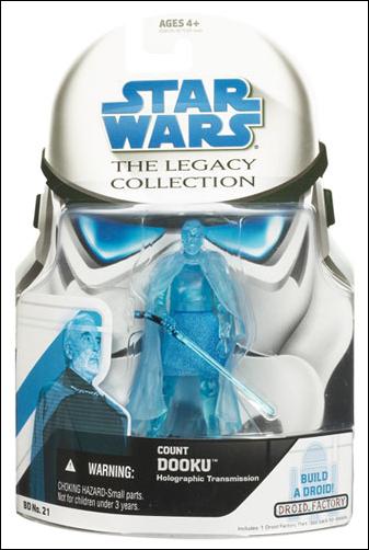 Star Wars: Legacy Collection 3 3/4" Action Figures (2008) figure 21 Count Dooku (Hologram)