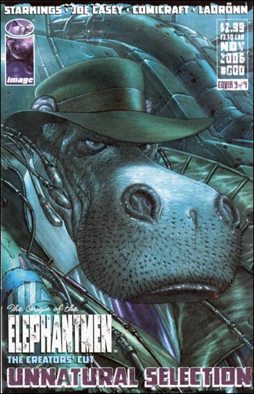 Elephantmen issue 0-D Fedora Cover 