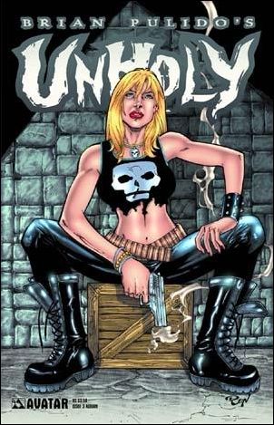 Brian Pulido's Unholy issue 3-G Ron Adrian  Cover