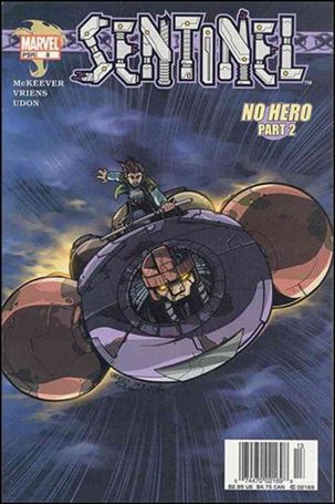 Sentinel (2003) issue 8-B Newsstand Edtion / Price Variant