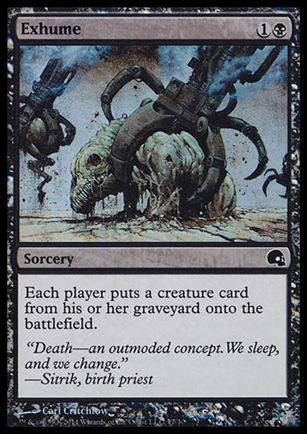 Magic the Gathering: Premium Deck Series: Graveborn (Base Set) card 17 Exhume