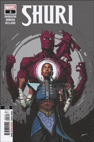 Shuri issue 3-B Second Printing Cover