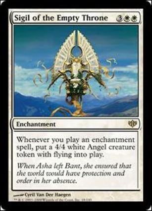 Magic the Gathering: Conflux (Base Set) card 18 Sigil of the Empty Throne