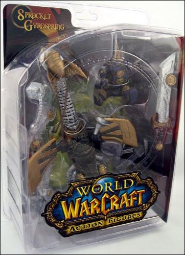 World of Warcraft (Series 2) figure 1 Sprocket Gyrospring (Gnome Warrior)