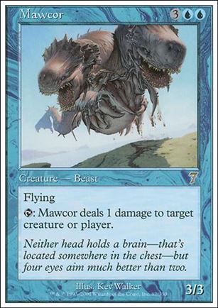 Magic the Gathering: 7th Edition (Base Set) card 87 Mawcor