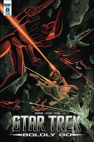 Star Trek: Boldly Go issue 8 George Caltsoudas Cover