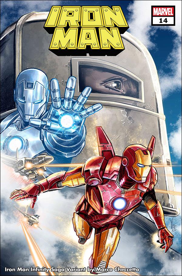 Iron Man (2020) issue 14-B Marco Checchetto Infinity Saga Cover