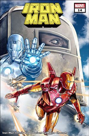 Iron Man (2020) issue 14-B Marco Checchetto Infinity Saga Cover