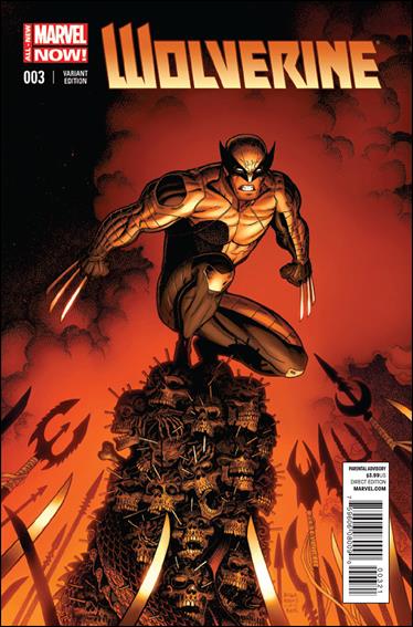Wolverine (2014) issue 3-B Arthur Adams 1:50 Cover