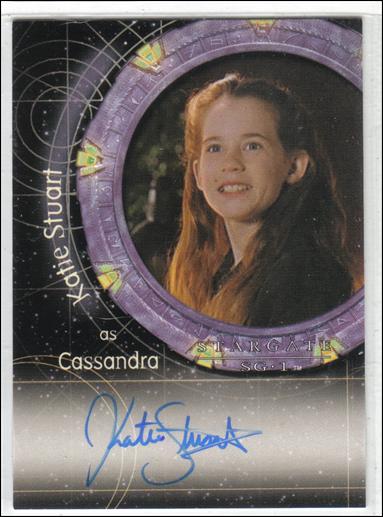 Stargate SG-1: Season 7 (Autograph Subset) card A57 Katie Stuart as Cassandra (Limited)