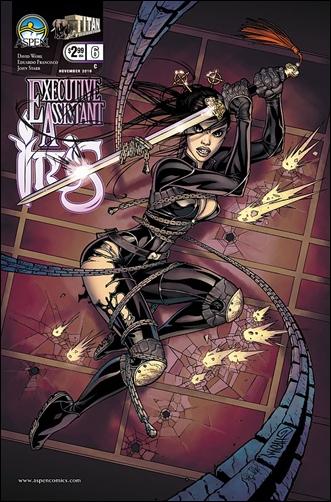 Executive Assistant: Iris (2009) issue 6-C Micah Gunell Cover