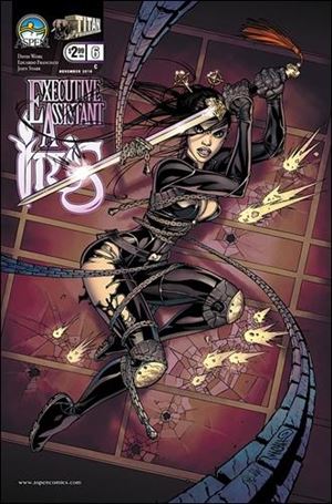 Executive Assistant: Iris (2009) issue 6-C Micah Gunell Cover