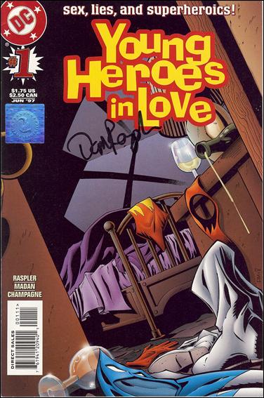 Young Heroes in Love issue 1-C Wizard Authentic (Signed by Dan Raspler)