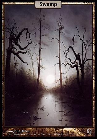 Magic the Gathering: Unhinged (Base Set) card 138 Swamp
