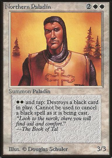 Magic the Gathering: Limited Edition Beta (Base Set) card 30 Northern Paladin