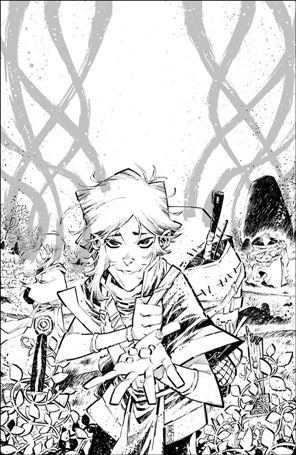 Last Witch issue 4-C Jorge Corona 1:25 Black & White Cover