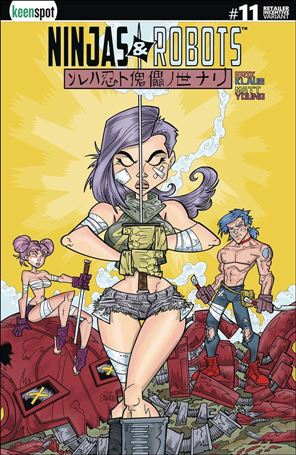 Ninjas and Robots issue 11-D Troy Dongarra 1:5 Cover