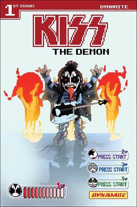 KISS: The Demon issue 1-C Michael Adams 8-Bit Cover