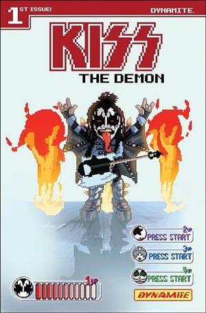 KISS: The Demon issue 1-C Michael Adams 8-Bit Cover