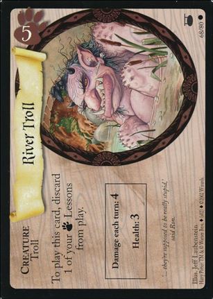 Harry Potter: Diagon Alley (Base Set) card 68 River Troll