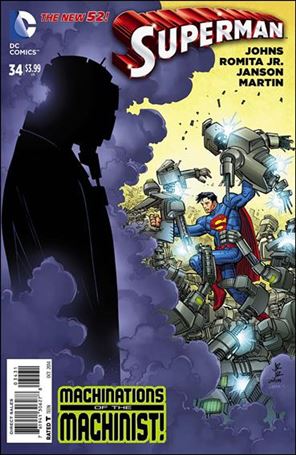 Superman (2011) issue 34-E John Romita Jr. 1:50 Cover