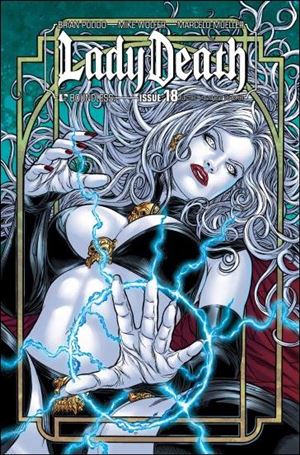 Lady Death (2010) issue 18-K Electric Cover 1/850