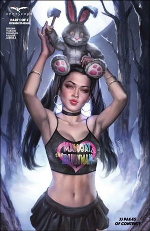 Man Goat & the Bunnyman issue 1-B Josh Burns Cover
