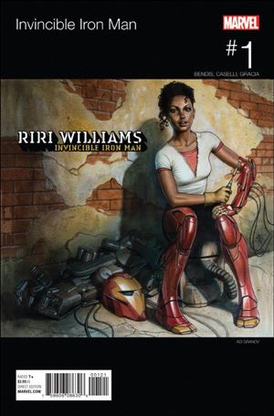 Invincible Iron Man (2017) issue 1-C Adi Granov Hip Hop Cover