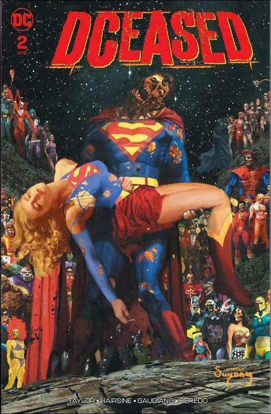 DCeased issue 2-O Arthur Suydam Comic Hero University Cover 1/3000
