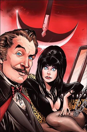 Elvira Meets Vincent Price issue 1-O Juan Samu Virgin Cover