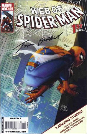 Web of Spider-Man (2009) issue 1-C DF Pasqual Ferry Cover (Signed by DeFalco) 1/150