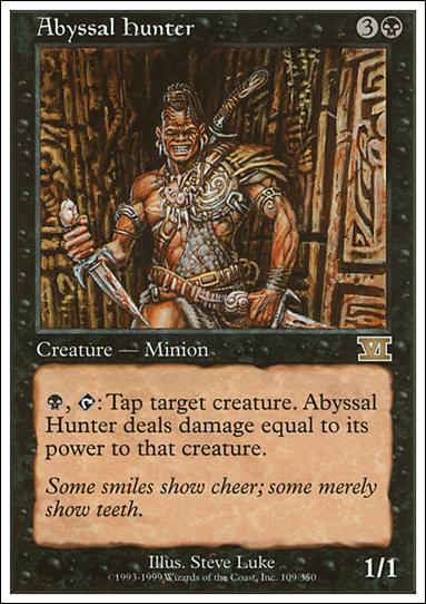 Magic the Gathering: 6th Edition (Base Set) card 109 Abyssal Hunter