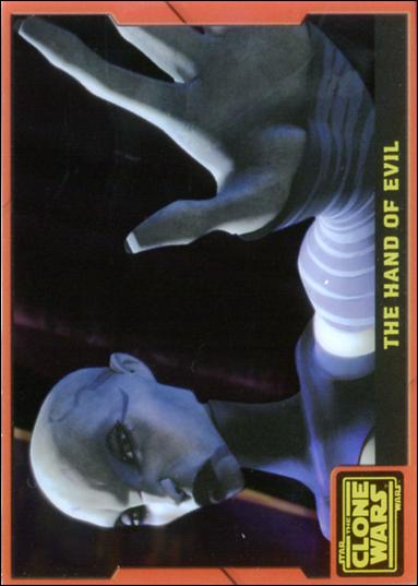 Star Wars: The Clone Wars (Red Animation Cel Subset) card nn4 The Hand of Evil