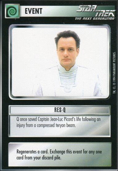 Star Trek: Premiere Unlimited (Base Set) card 91 Res-Q 