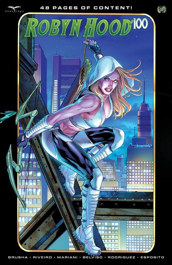 Robyn Hood #100 issue 0-C Igor Vitorino Blue Costume Cover