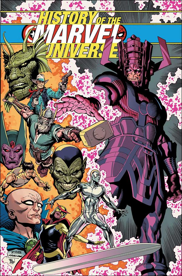 History of the Marvel Universe issue nn Steve McNiven Cover