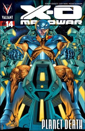 X-O Manowar (2012)  issue 14 Arturo Lozzi Cover