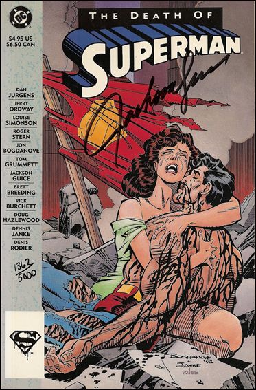 Death of Superman issue nn-C DF (Signed by Jackson Guice) 1/5000