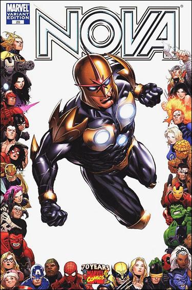 Nova (2007) issue 28-B Mike Perkins 1:10 70th Frame Cover
