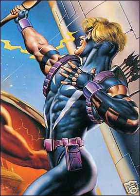 DC Versus Marvel / Marvel Versus DC (Impact Subset) card 9 Hawkeye