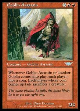 Magic the Gathering: Legions (Base Set) card 95 Goblin Assassin